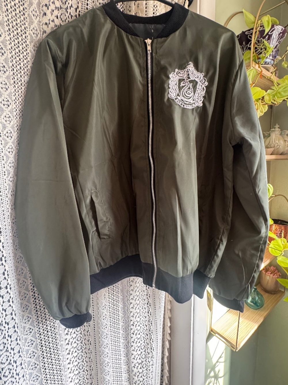 Harry Potter Slytherin Bomber Jacket